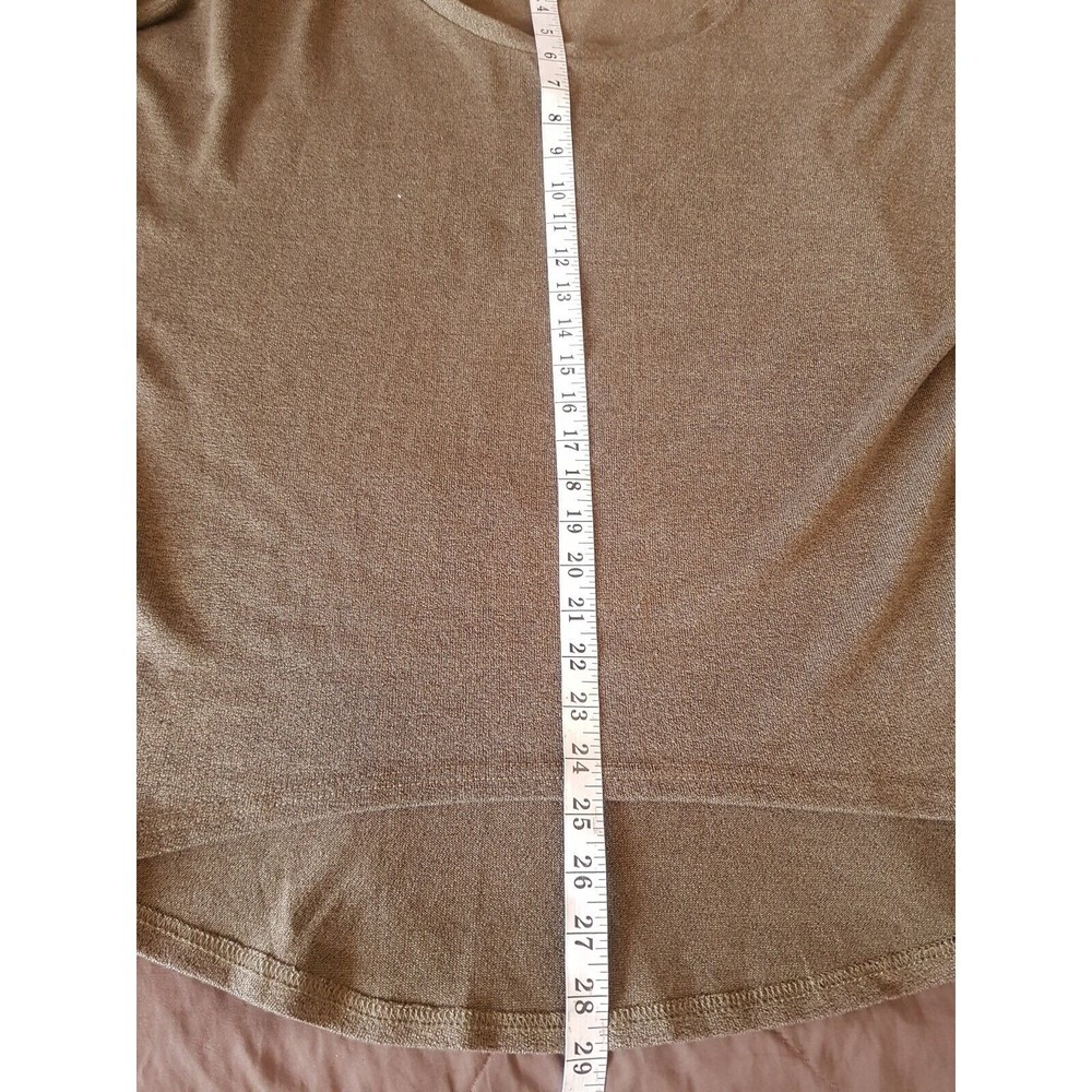 Uget Womens Sweater High Low Dolman Tunic Round Neck Knit Sleeve Size Small - Picture 10 of 12